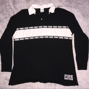 Black Long Sleeve Shirt from Pink